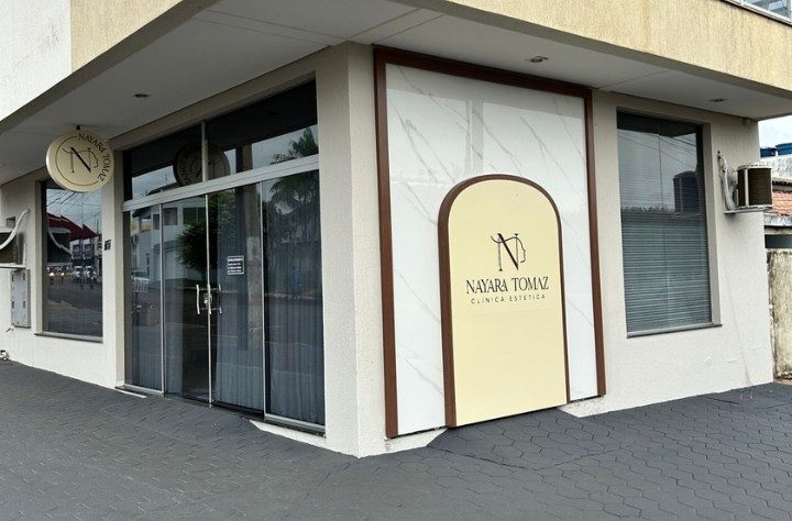 Fachada da Clínica Estética Nayara Tomaz em Colíder - MT